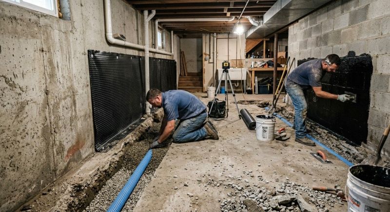 Basement Seepage Repair in Birmingham, AL