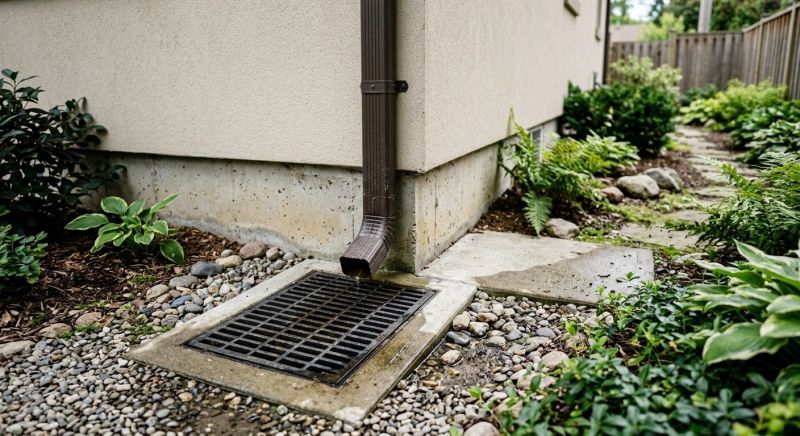 Sidewalk Drainage Installation in Tuscaloosa, AL