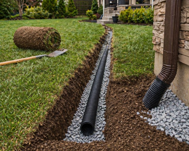 Water Drainage Installation in Tuscaloosa, AL